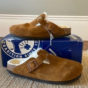 Birkenstock Boston Shearling Mink